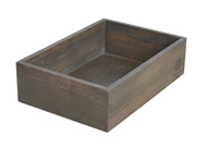 rustic stain wooden tray